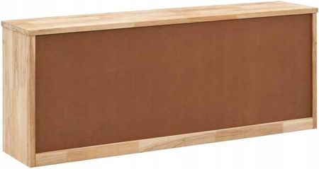 Ławka ze schowkiem na buty, 94x20x38 cm, lite drew - zdjęcie 2