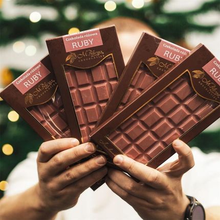M.Pelczar Czekolada Różowa Ruby 85G - zdjęcie 3