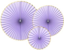 Zdjęcie Party Deco Rozetki Wiszące Liliowe 3Szt  - Milicz