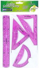 Zdjęcie Polsirhurt Polsi Komplet Geometryczny 8815 4 El.Linijka 20Cm - Bisztynek