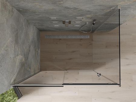 Mexen Omega 100x80cm Grafit Chrom 825-100-080-01-40 - zdjęcie 3