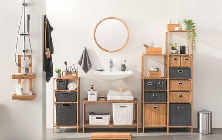 5Five Simple Smart Organizer Do Przechowywania Bambus 18x9x9,5cm (B07QB8DxRM) - zdjęcie 2