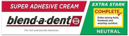 BLEND-A-DENT COMPLETE KLEJ DO PROTEZ O NEUTRALNYM SMAKU 47G - zdjęcie 2