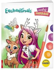 Enchantimals Maluj farbami- bezpłatny odbiór zamówień w Krakowie (płatność gotówką lub kartą).