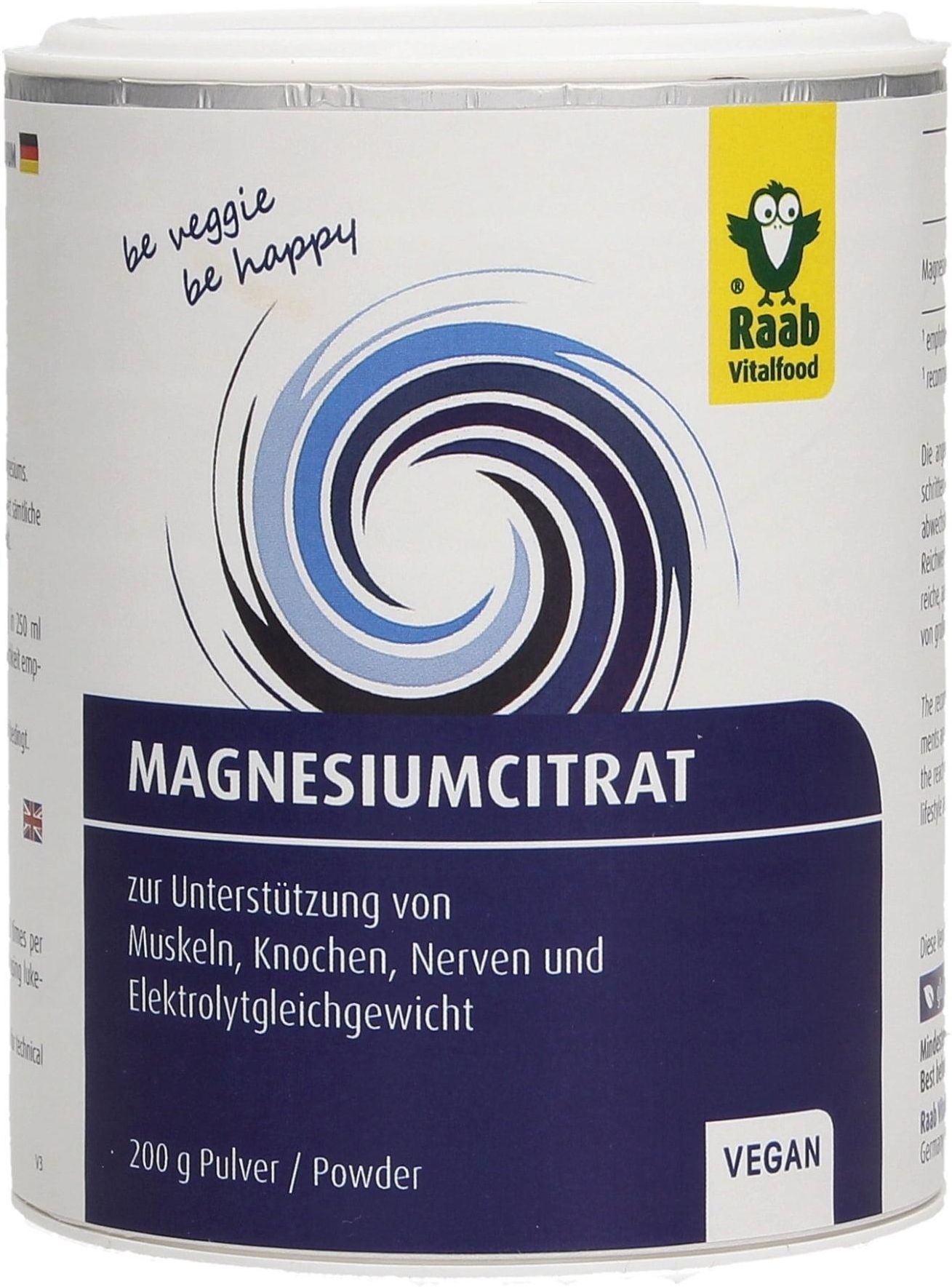 Preparat Medycyny Naturalnej Raab Vitalfood Cytrynian Magnezu W Proszku