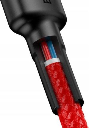 Baseus Kabel USB-C Cafule 2m Czerwony (CATKLF-H09) - zdjęcie 6
