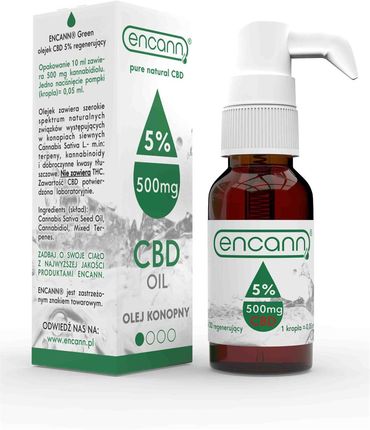 Encann Olejek konopny 5% CBD 10ml - zdjęcie 3