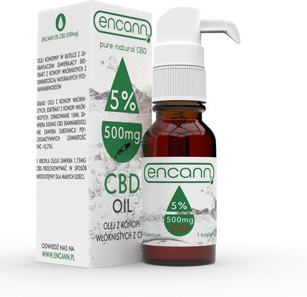 Encann Olejek konopny 5% CBD 10ml - zdjęcie 2