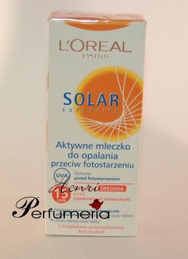 L Oreal Solar Expertise Aktywne Mleczko Do Opalania SPF15 150 Ml