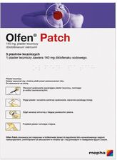 Leki przeciwbólowe Olfen Patch 5 plastrów leczniczych - zdjęcie 1