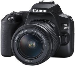 Zdjęcie Canon EOS 250D czarny + 18-55mm III - Bydgoszcz