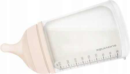 Suavinex Butelka Zero Zero Z Silikonowym Smoczkiem Su O Przepływie Adaptacyjnym Od Urodzenia 180Ml - zdjęcie 6