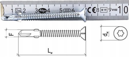 wkręty samowiercące do metalu Torx Wkrętmet 6,3x70 - zdjęcie 3