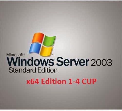 Programy Serwerowe Microsoft Windows Server 2003 Standard X64 Edition