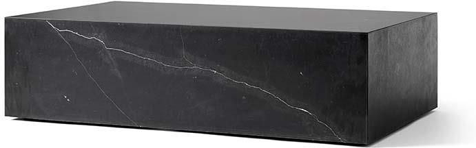 Zdjęcie Not Defined Stolik Marmurowy Menu Plinth 100 60 X 27 Cm Czarny (7000530) - Stęszew