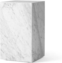 Zdjęcie Not Defined Stolik Marmurowy Menu Plinth 30 X 51 Cm Biały (7020630) - Stęszew