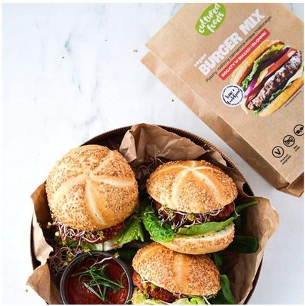 Newfood Vegan Burger Mix Roślinny Zamiennik Mięsa 200G - zdjęcie 3