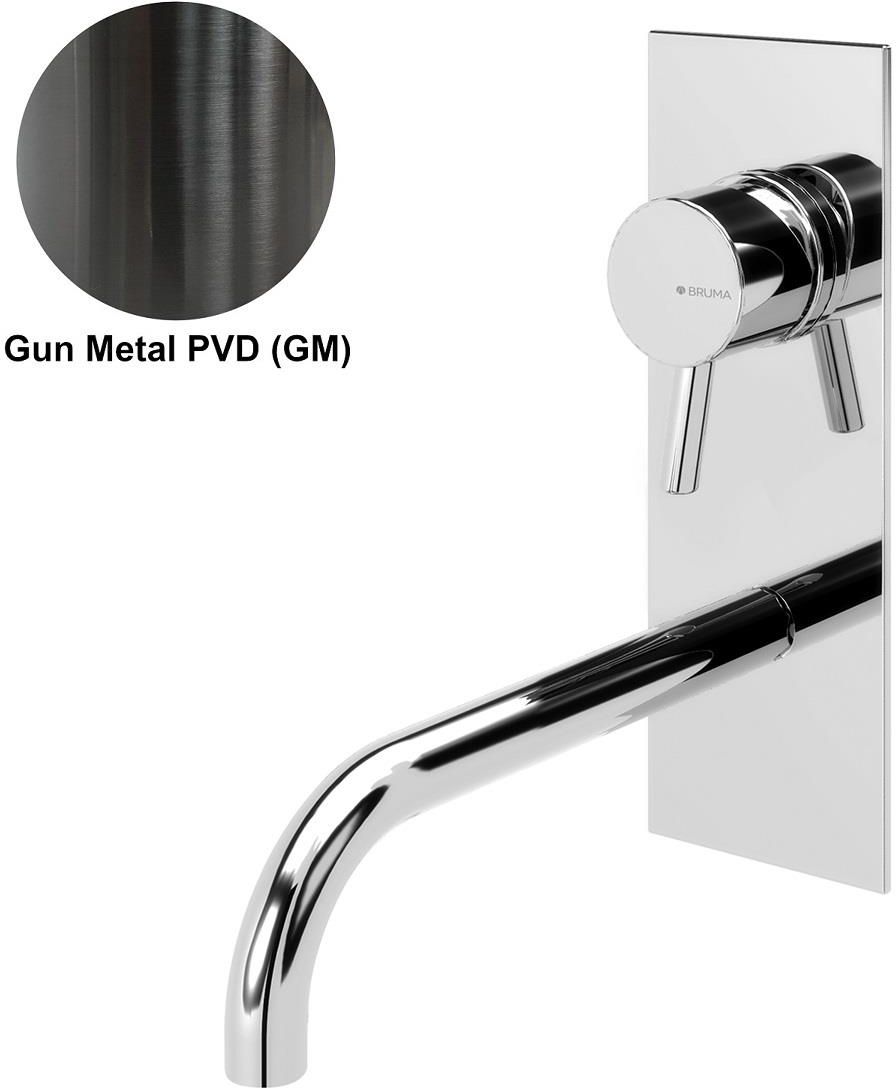 Bateria Bruma Lusitano Gun Metal Pvd 1078901Gm Baterie Umywalkowe