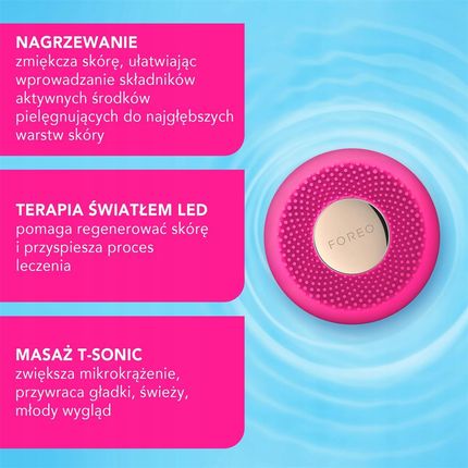 FOREO UFO mini Urządzenie do inteligentnej pielęgnacji maseczką Fuchsia - zdjęcie 2