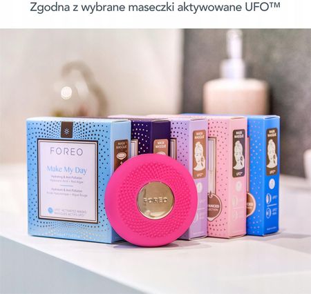 FOREO UFO mini Urządzenie do inteligentnej pielęgnacji maseczką Fuchsia - zdjęcie 4