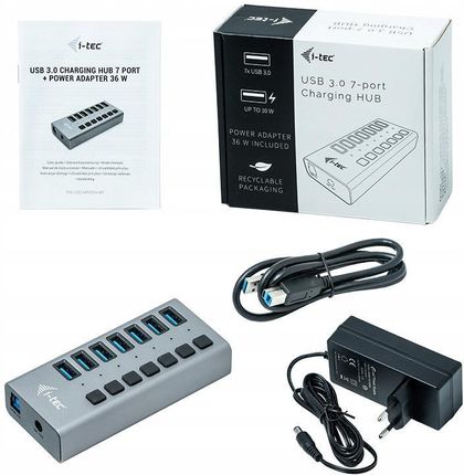 i-tec Hub USB 7x USB 36W (U3CHARGEHUB7) - zdjęcie 5