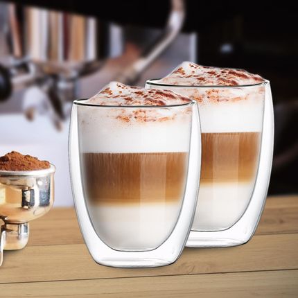 4Home Szklanka termiczna na latté HotCool 350 ml, 2 szt. - zdjęcie 4