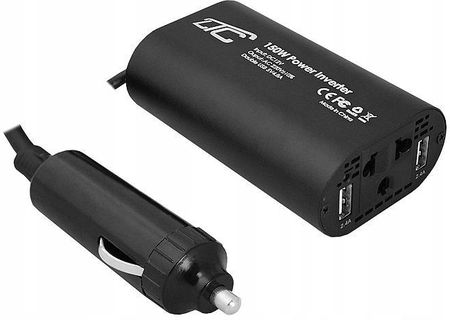 Przetwornica 12V/230V 150W Ltc + 2xUSB 2.4A - zdjęcie 2