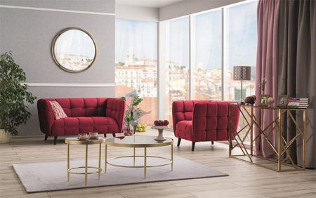 Signal Meble Sofa Castello 2 Velvet Bordowy Bluvel 59 - zdjęcie 2