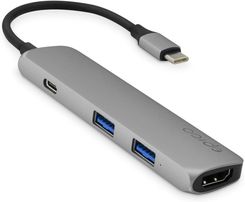 Zdjęcie EPICO MINI USB-C HUB SPACE GREY - PRZEJŚCIÓWKA USB-C (EPIMINISGR) - Lipiany