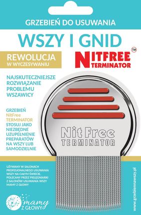 NitFree Terminator Profesjonalny grzebień na Wszy - zdjęcie 2