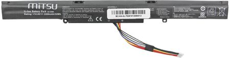 Mitsu Bateria do Asus Gl752Vl, N552Vx 2200 mAh (BCASGL752) - zdjęcie 5