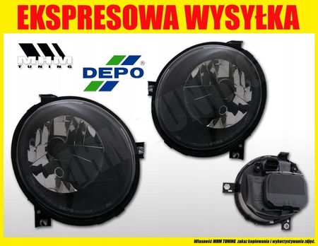 REFLEKTORY LAMPY KPL BLACK VW LUPO 6X 1998-2005 9528091E + 9528101E - zdjęcie 2