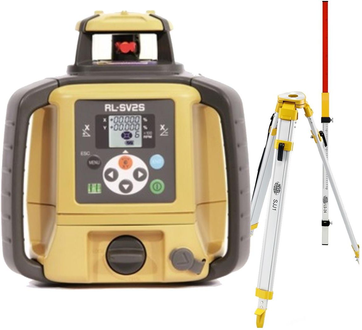 Poziomica Topcon Niwelator Laserowy Rl Sv2S Digital Statyw Sjj1 I