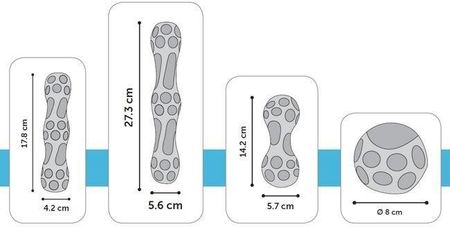 Flamingo Wido Tpr Piłka Niebieska 7Cm - zdjęcie 2