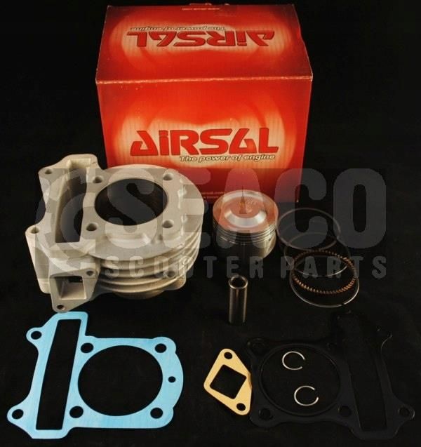 Części motocyklowe Airsal Cylinder Kit Tłok GY6 Sport 80cc Tuning 4T