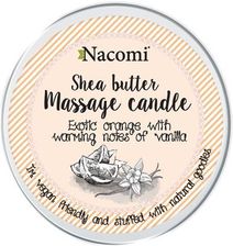 Kosmetyki do masażu Nacomi Shea Butter Massage Candle Świeca Do Masażu Z Masłem Shea Pomarańcza 150G - zdjęcie 1
