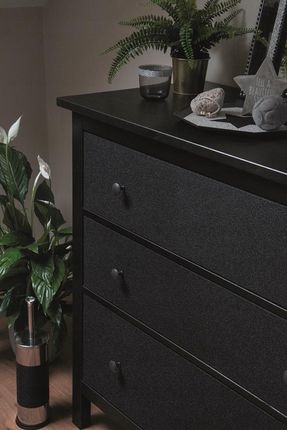 folia samoprzylepna metaliczna black 67,5cm x 2m - zdjęcie 2
