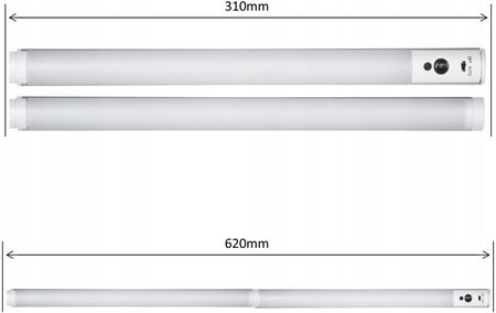 Lampka podszafkowa listwa oświetleniowa Led +pilot - zdjęcie 4