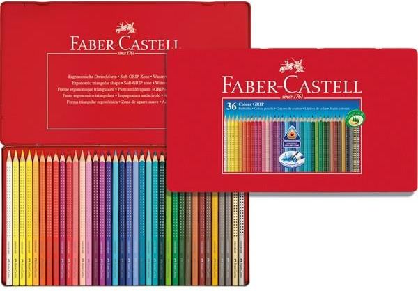 Kredki Grip 2001 36 Kolorów Opakowanie Metalowe Faber Castell Ceny i