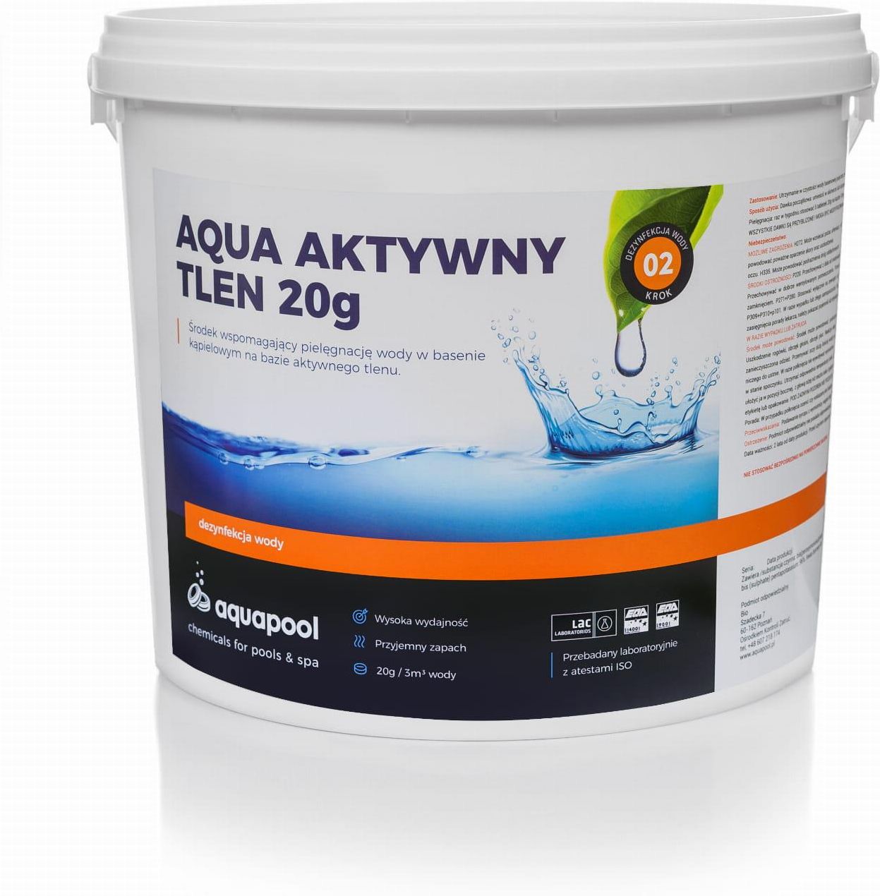 Aquapool Aktywny Tlen Do Basenu Tabletki G Dezynfekcja Bez Chloru Kg