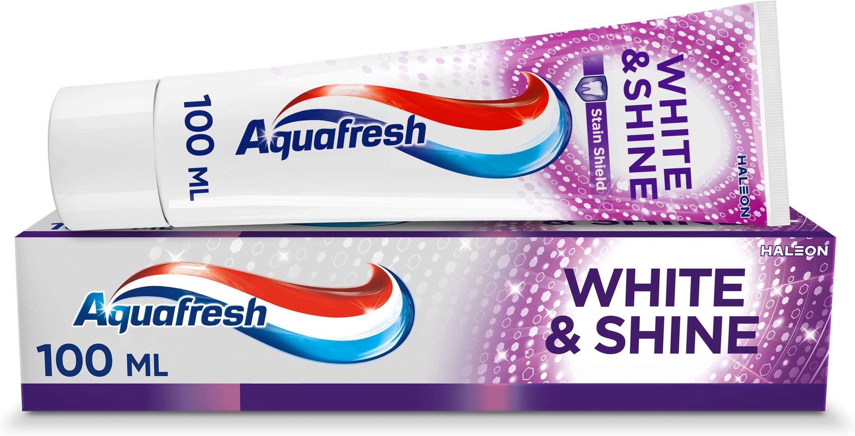 Aquafresh Whitening White Shine Pasta do zębów dla efektu bielszych