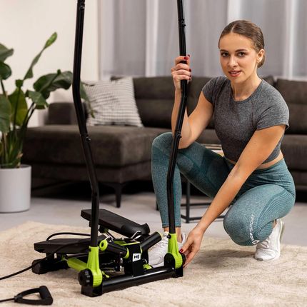 Hop-Sport Stepper HS-045S Slim Limonka - zdjęcie 2