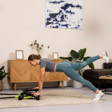 Hop-Sport Stepper HS-045S Slim Limonka - zdjęcie 4