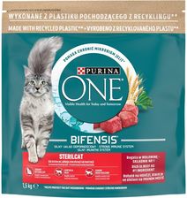 Purina One Karma Dla Dorosłych Kotów Bogata W Wołowinę I Pszenicę 1,5KG
