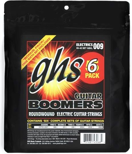 Struna Ghs Guitar Boomers Struny Do Gitary Elektrycznej Extra Light