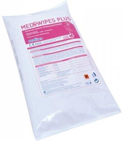 Medilab Mediwipes Plus Alkoholowe Chusteczki Wkład 100Szt Ceny i