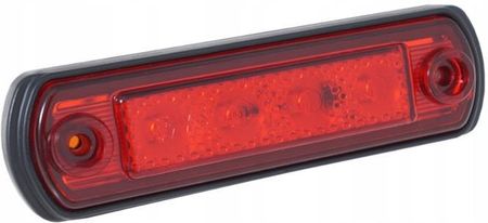 Lampa Obrysowa Diodowa, 12/24V, Czerwona - zdjęcie 2