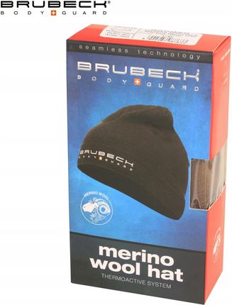Brubeck Czapka Ranger Merino Termoaktywna Khaki - zdjęcie 6