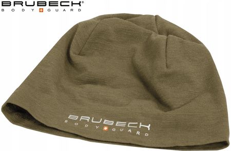 Brubeck Czapka Ranger Merino Termoaktywna Khaki - zdjęcie 4