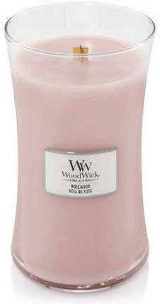 Woodwick świeca zapachowa Rose drewno 609,5 g - zdjęcie 3